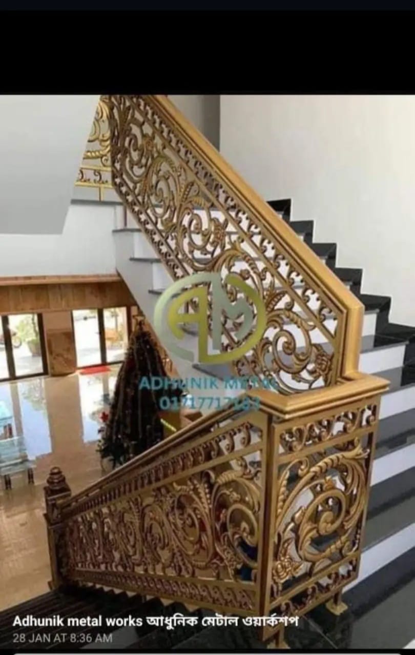 cast iron stair railing - ISR-008