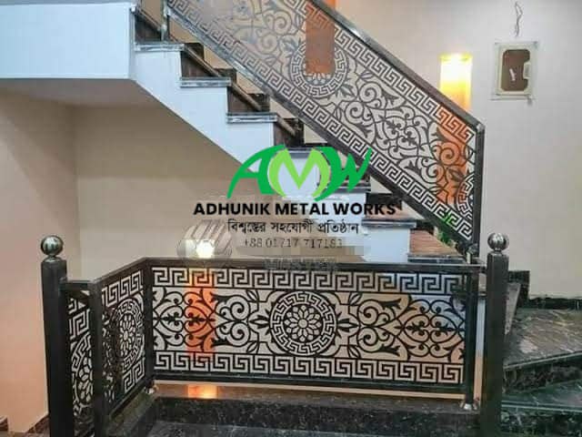 cast iron stair railing - ISR-013
