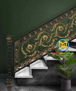 cast iron stair railing - ISR-019