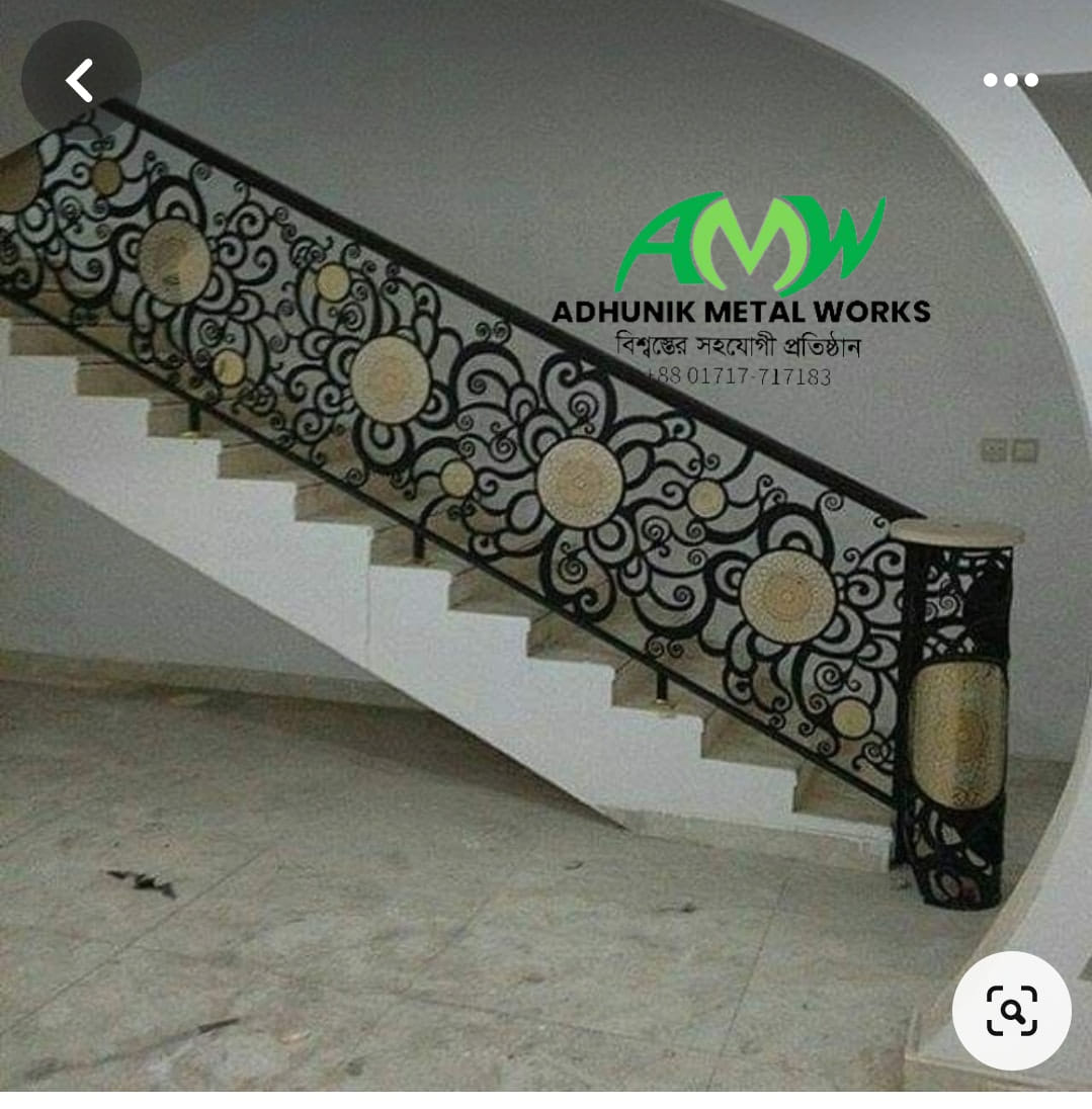 cast iron stair railing - ISR-020
