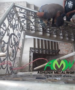 cast iron stair railing - ISR-022