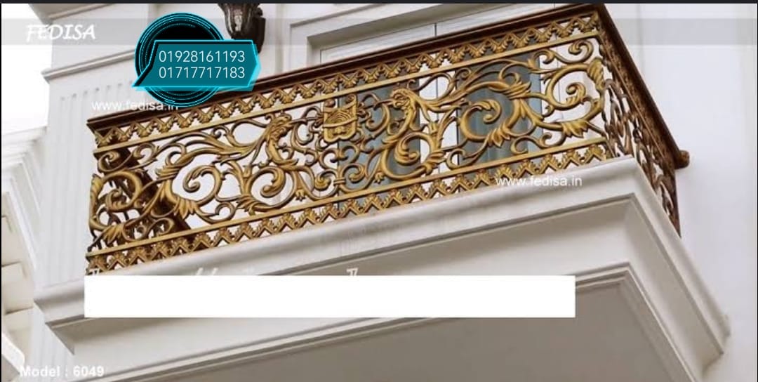Cast Iron Balcony Railing Grill – Model No: 021