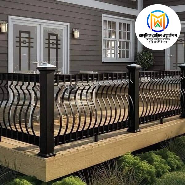Cast Iron Balcony Railing Grill – Model No: 042