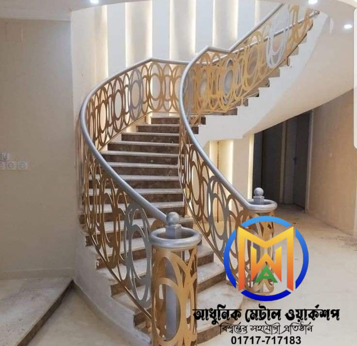 cast iron stair railing - ISR-026