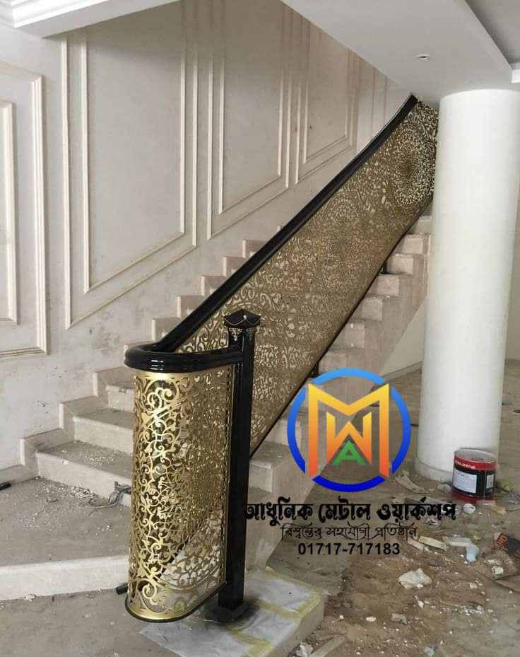 cast iron stair railing - ISR-028