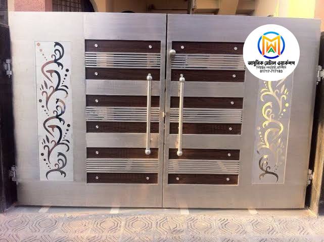 MS main gate, laser cutting