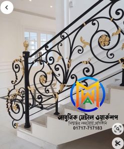 cast iron stair railing - ISR-003