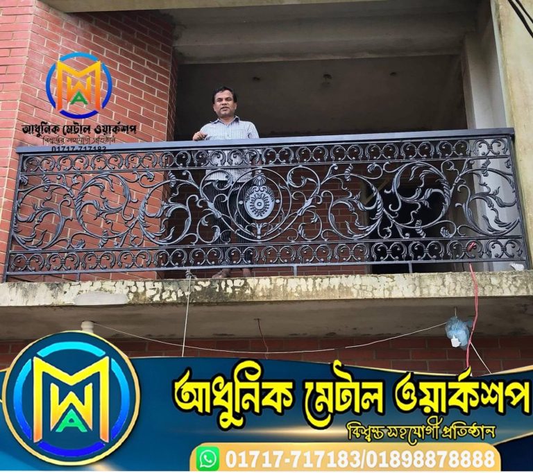 Cast Iron Balcony Railing Grill - Model No: 058 – Adhunik Metal Works
