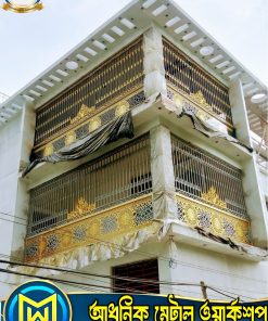 Cast Iron Balcony Railing Grill