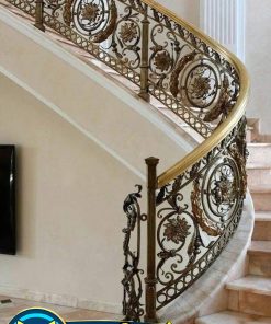Cast Iron Duplex Round Stair #013