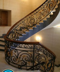 Cast Iron Duplex Round Stair #014