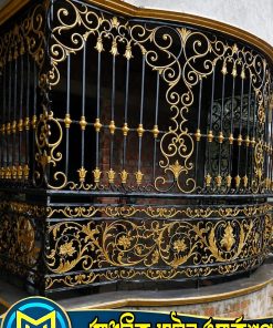 Cast Iron Balcony Railing Grill
